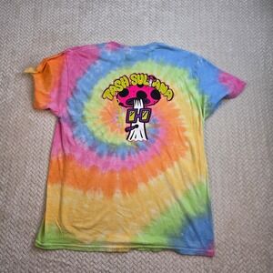 Tash Sultana Sugar Mushroom Tie Dye T-Shirt Mens XL Rainbow Concert Merch